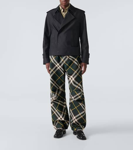 Burberry Check wide-leg pants