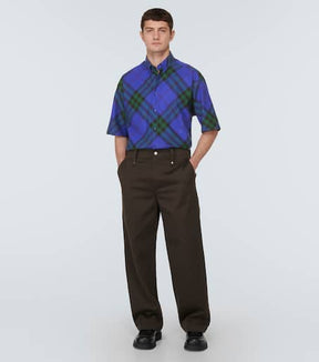 Burberry Check cotton bowling shirt