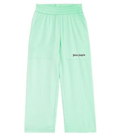 Logo striped sweatpants
