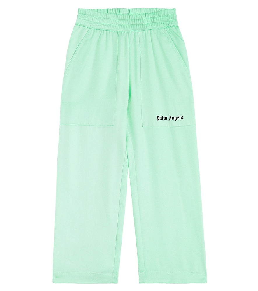 Logo striped sweatpants