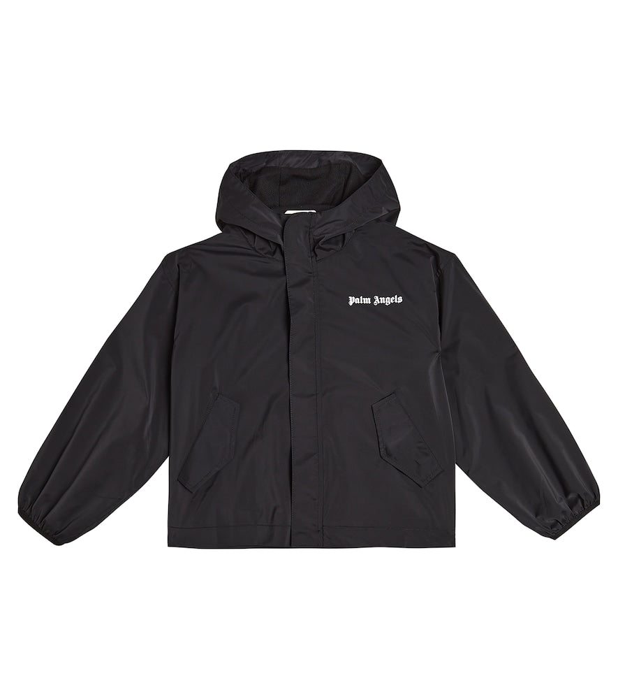 Logo zip-up hoodie