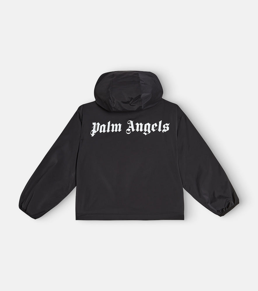 Logo zip-up hoodie