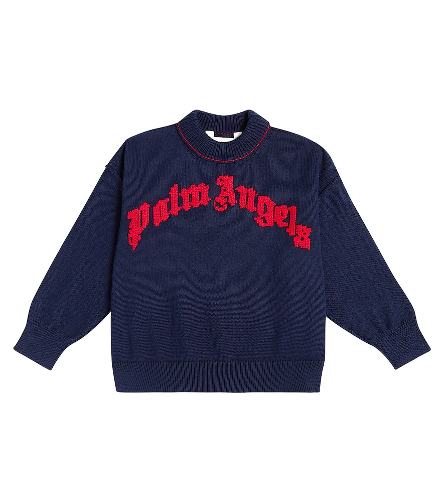 Logo cotton sweater