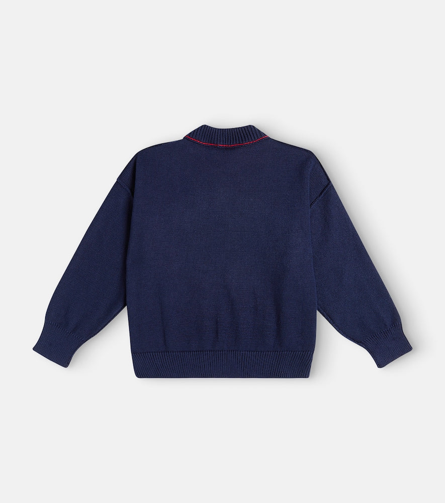 Logo cotton sweater
