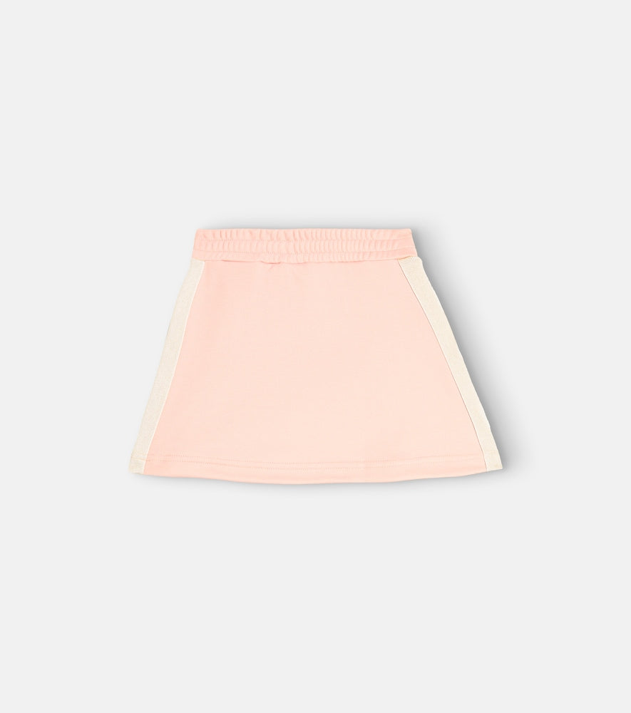Logo track skirt