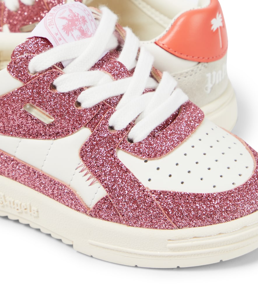 Logo glitter sneakers