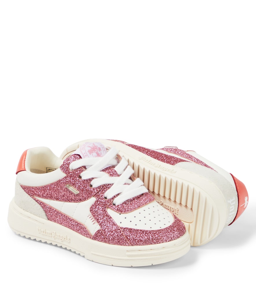 Logo glitter sneakers