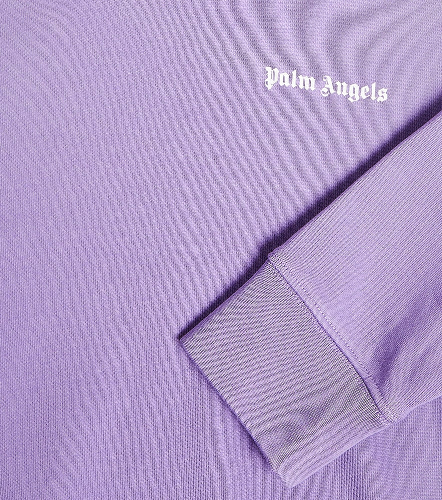 Paisley cotton jersey hoodie