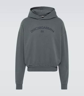 Cotton jersey hoodie