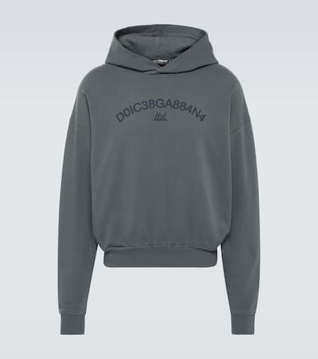 Cotton jersey hoodie