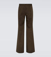 Cotton wide-leg pants