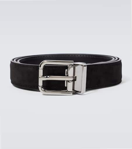 Suede belt