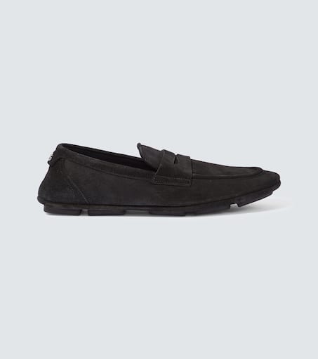 Suede loafers