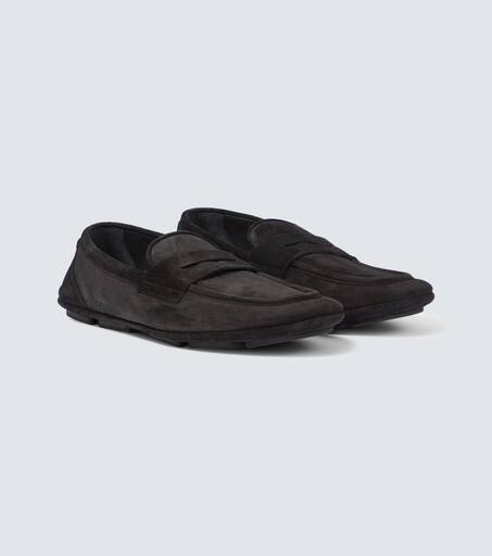 Suede loafers