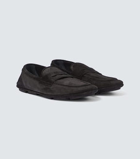 Suede loafers