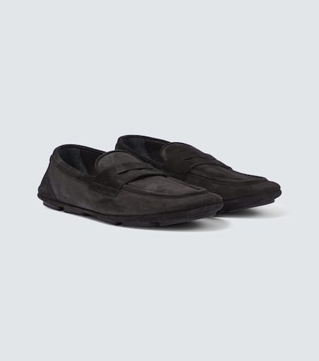 Suede loafers