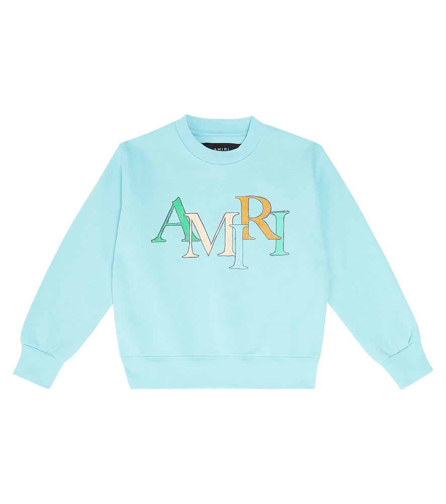Logo cotton terry sweatshirt