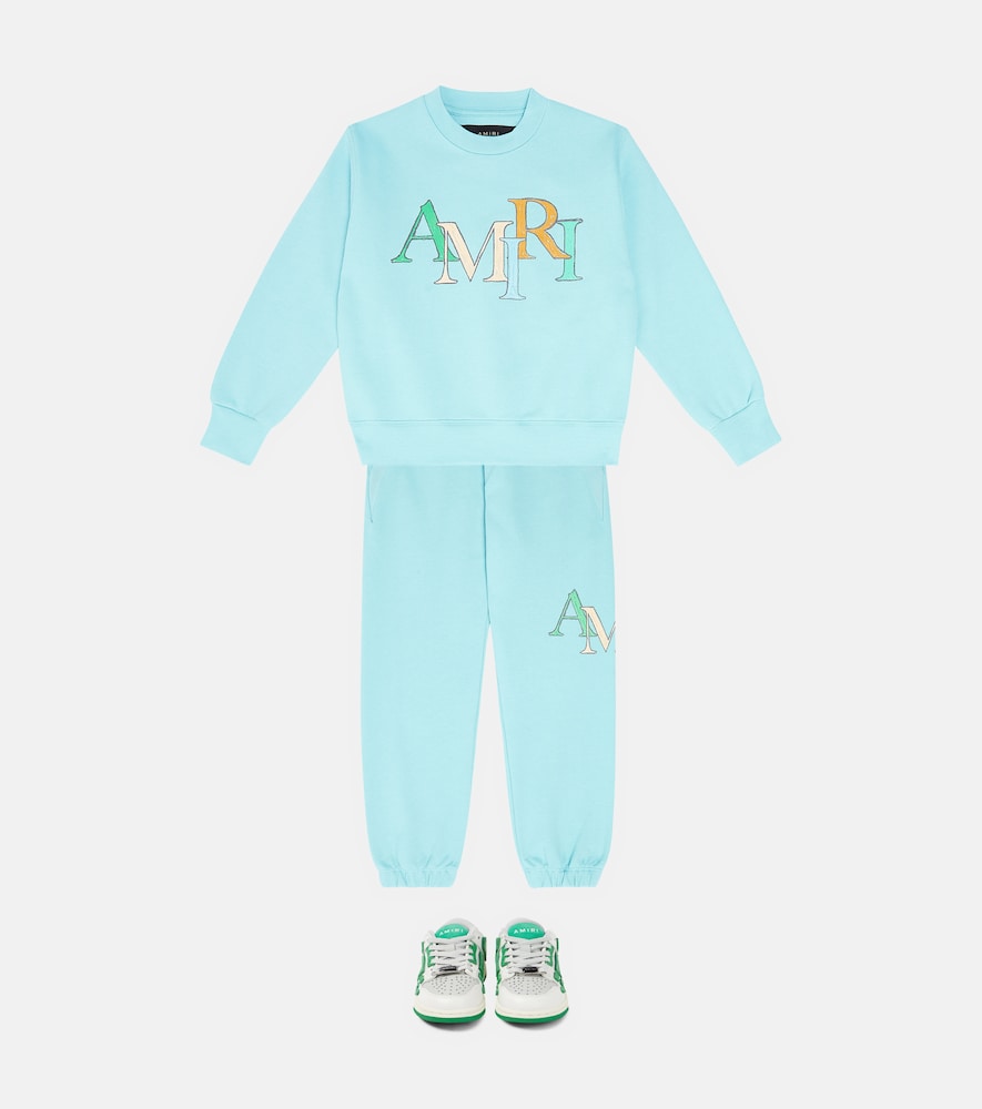 Logo cotton terry sweatshirt