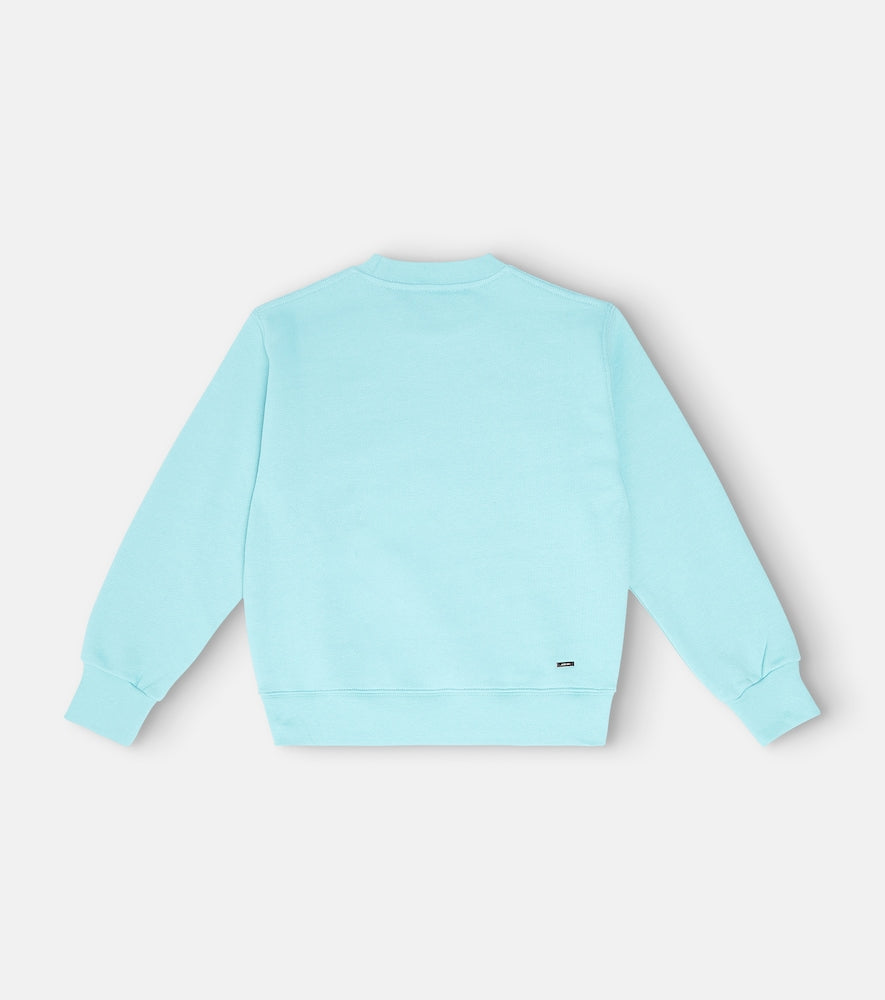 Logo cotton terry sweatshirt