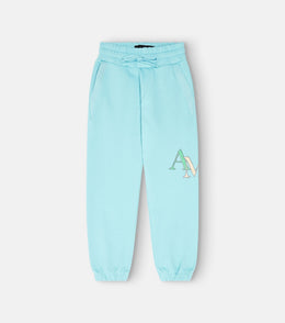 Logo cotton terry sweatpants