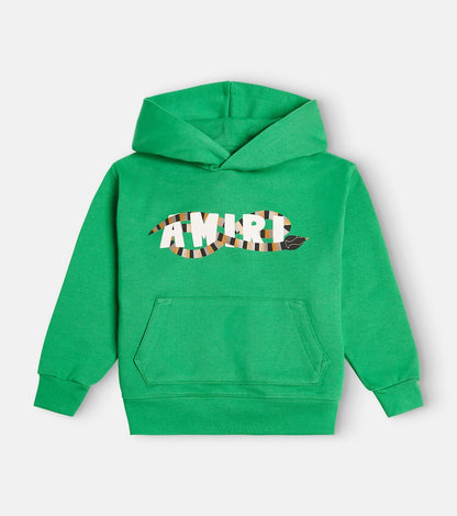 Logo cotton jersey hoodie