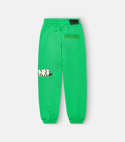 Printed cotton sweatpants