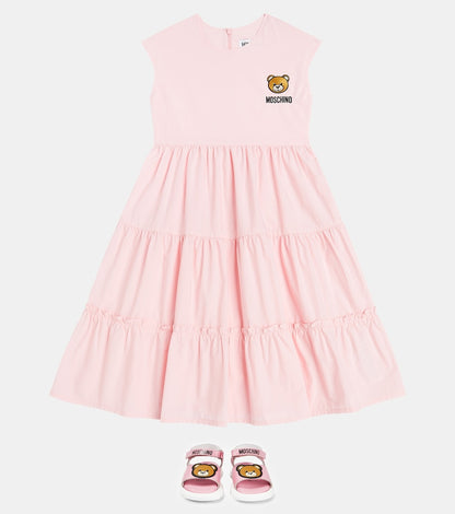 Teddy Bear leather sandals