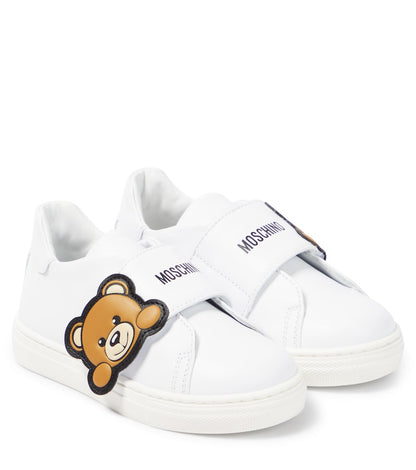 Teddy Bear leather sneakers