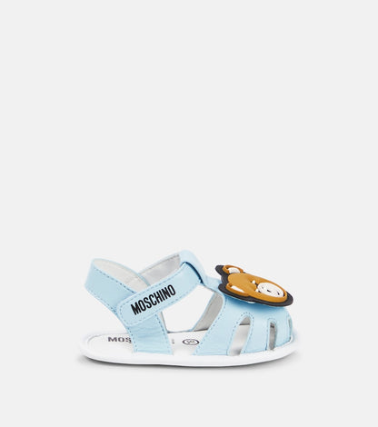 Baby Teddy Bear leather sandals
