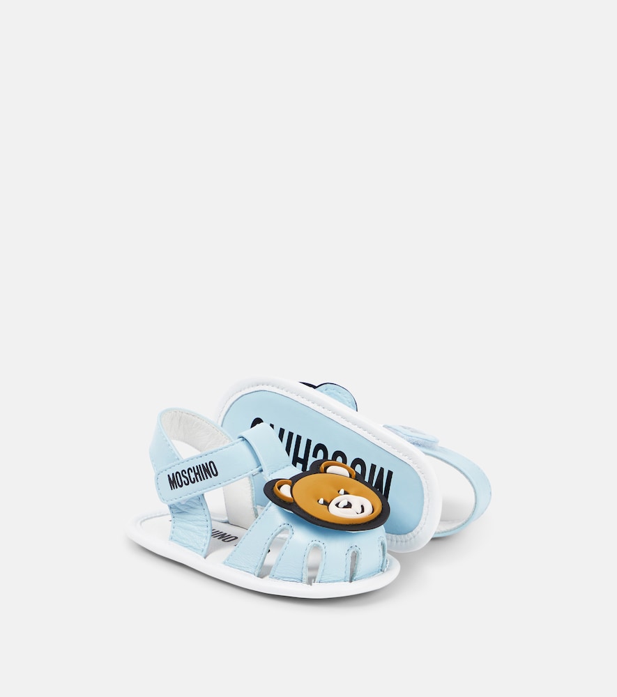 Baby Teddy Bear leather sandals
