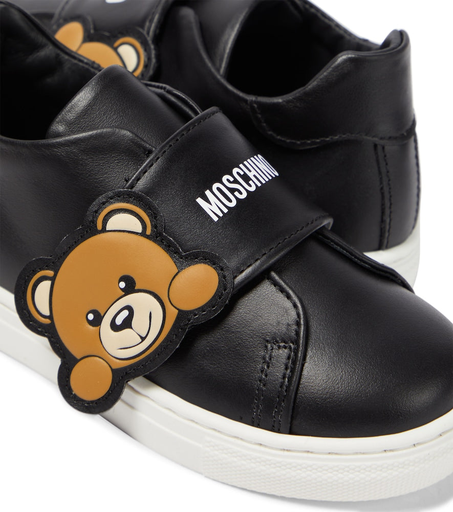 Teddy Bear leather sneakers