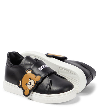 Teddy Bear leather sneakers