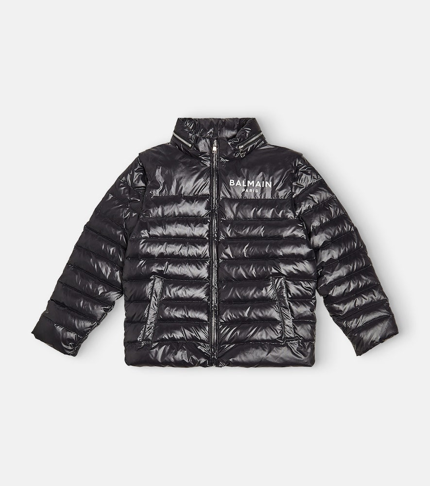 Logo down jacket