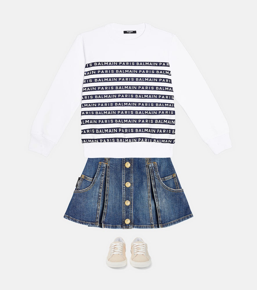 Logo cotton jersey sweatshirt
