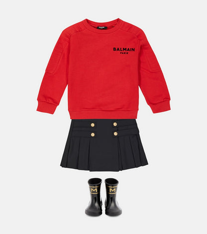 Logo cotton jersey sweatshirt
