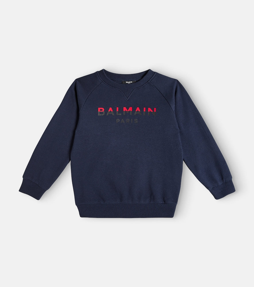 Logo cotton jersey sweatshirt