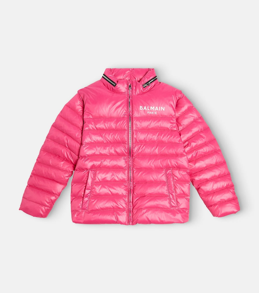 Logo down jacket