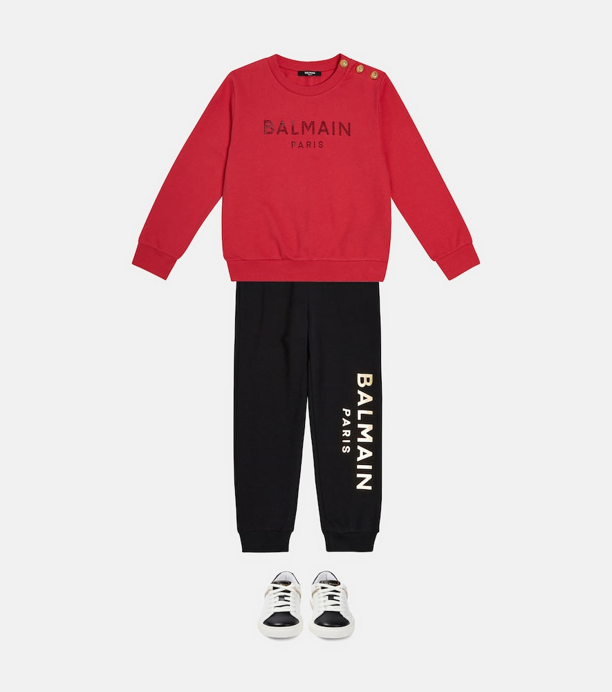 Logo cotton jersey sweatshirt