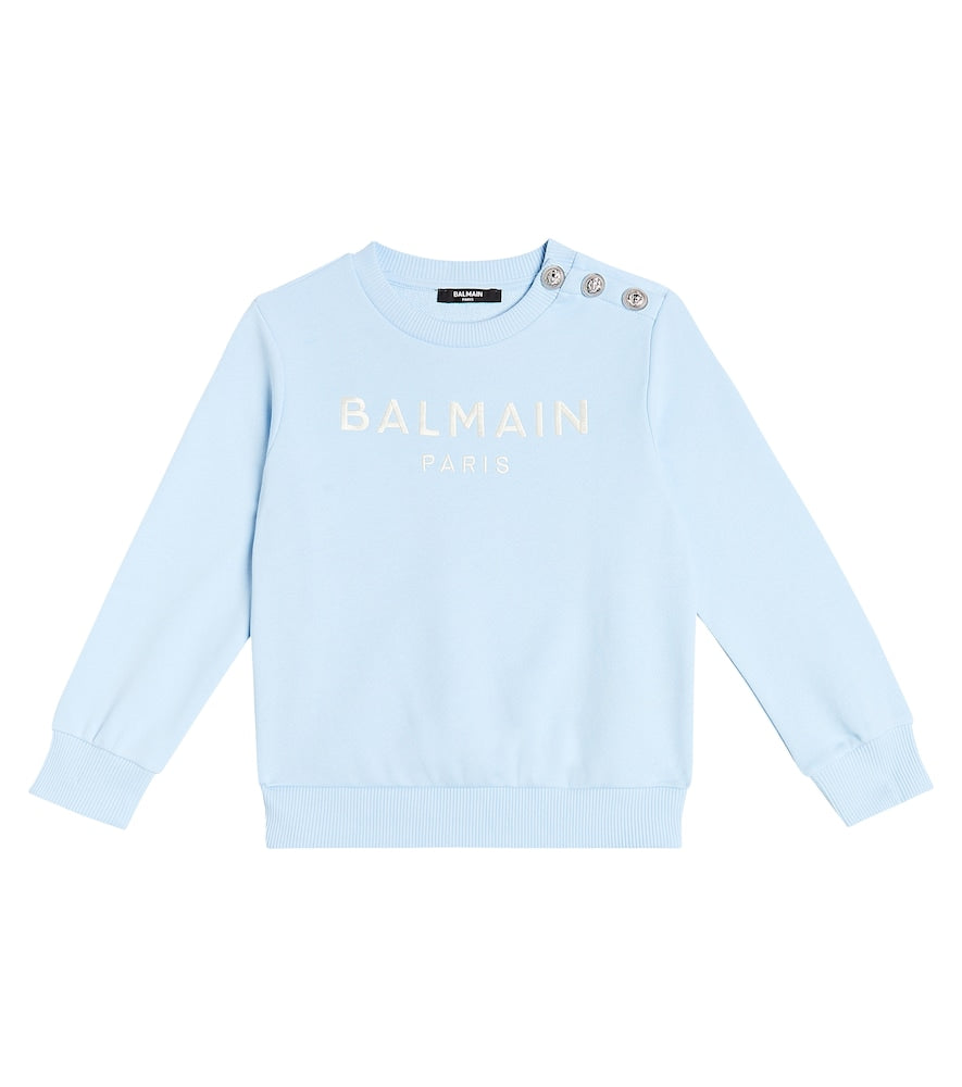 Logo cotton jersey sweatshirt