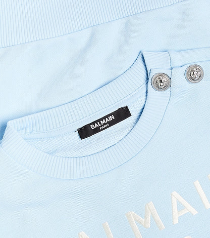 Logo cotton jersey sweatshirt