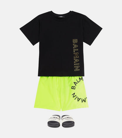 Printed cotton jersey T-shirt