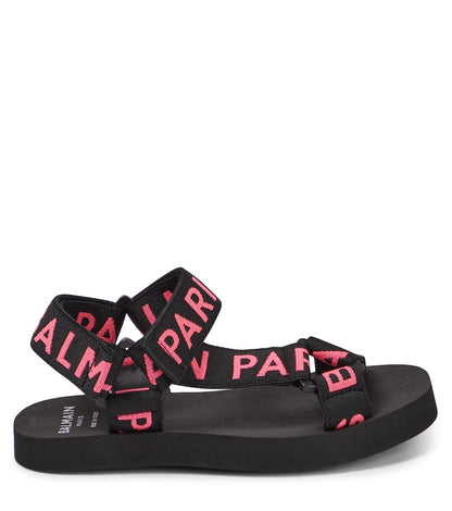 Logo rubber sandals