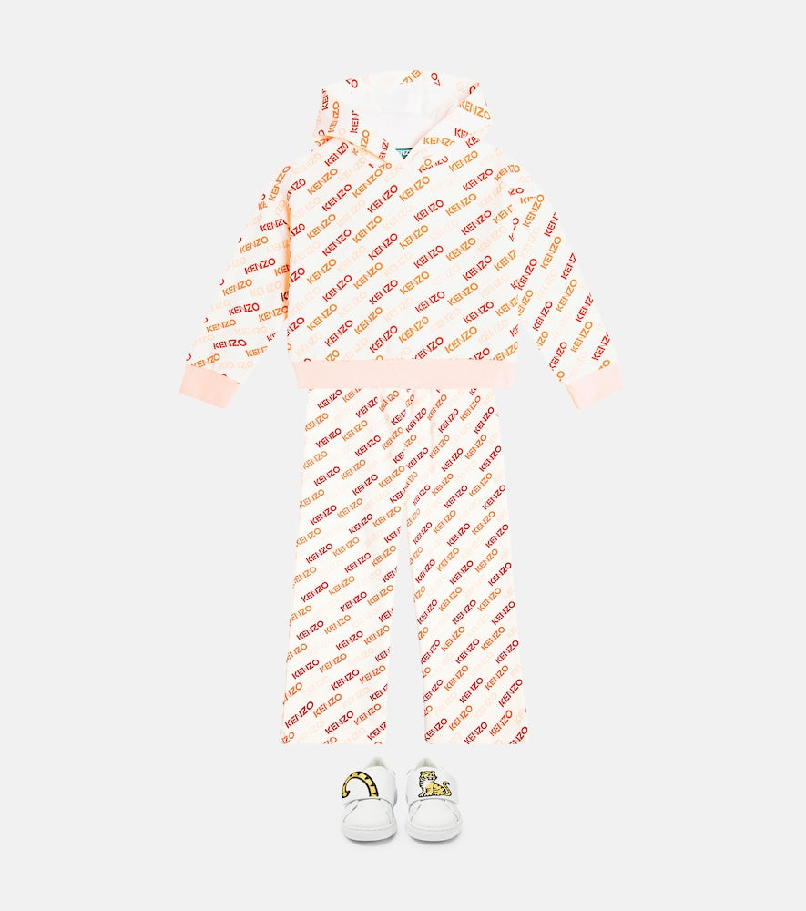 Logo cotton-blend sweatpants