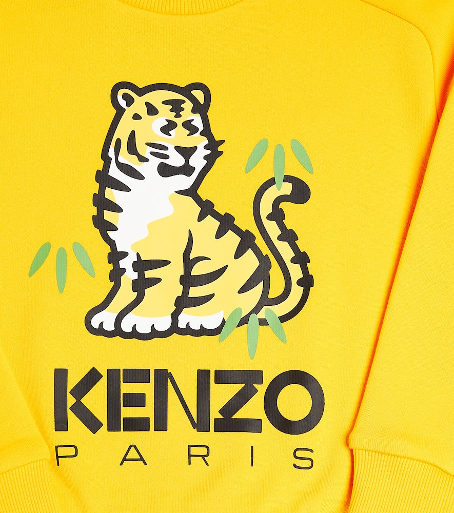 Logo printed cotton sweatshirt
