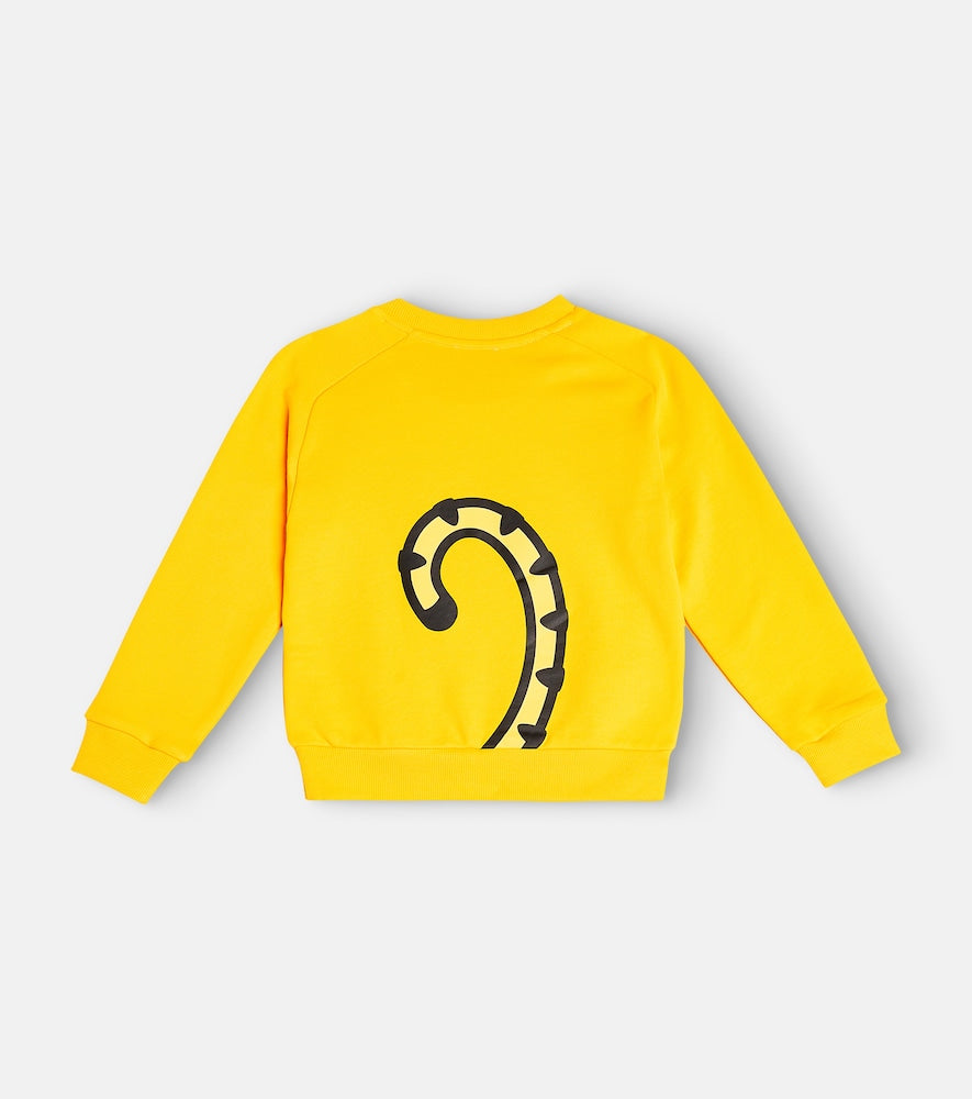Logo printed cotton sweatshirt