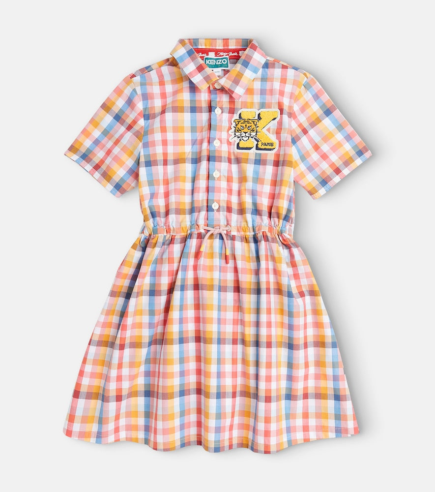 Campus checked cotton dress