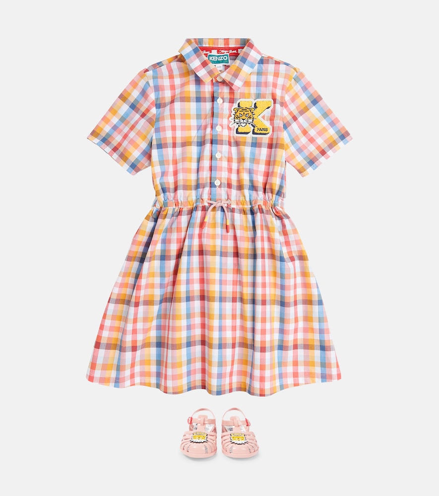Campus checked cotton dress