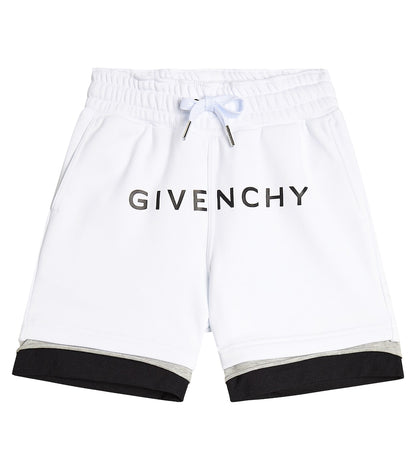 Cotton blend shorts