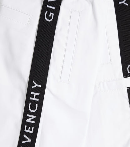 Logo cotton-blend Bermuda shorts