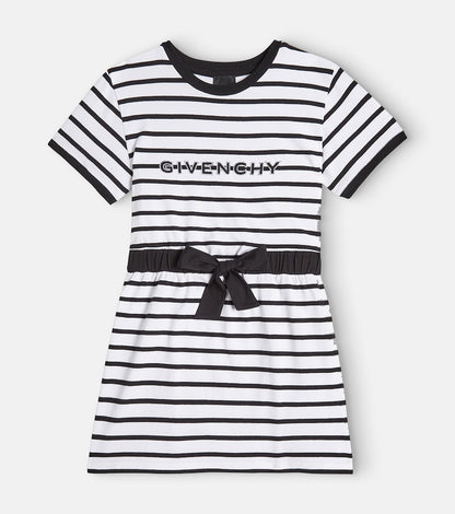 Striped cotton dress